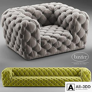Sofa and chair baxter CHESTER MOON