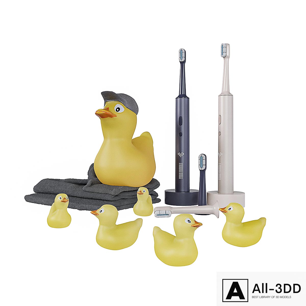 Electric toothbrush Xiaomi Electric Toothbrush modern interior 3D model Electric toothbrush Xiaomi Electric Toothbrush