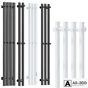 Electric heated towel rail set Margroid Inaro