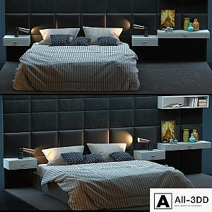 COURCHEVEL BED 2 by Roche Bobois