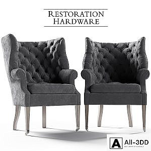 Restoration Hardware Wing Chair