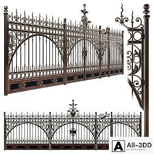 Forged gate wickets and fences N2