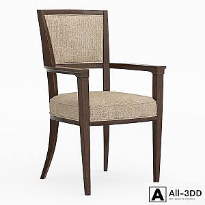 Dining chair with armrests Moderne Arm Chair Caracole