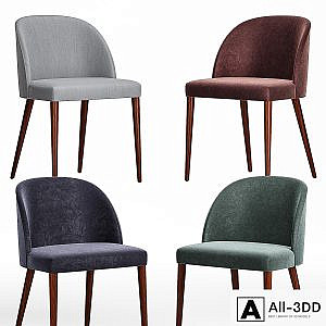 Camille Anthracite Italian Dining Chair