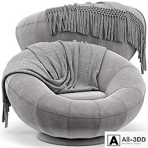 Groovy swivel chair