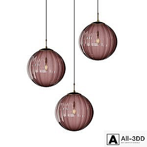 Nordic Colorful Glass Globe Pendant Lights ASKA