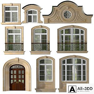 Windows and doors in the style of modern classics