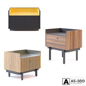 Punt Stockholm - Bedside table Slim STH151 STH153