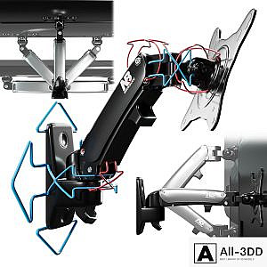 Bracket NB F120 + TV rigged