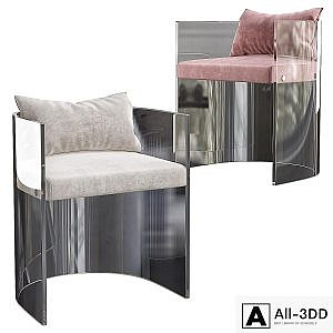 VONVIK Acrylic Cheap Plastic Chair