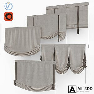 Set of Roman blinds 9