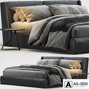 Natuzzi Fenice Bed