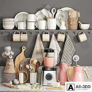 Decorative kitchen set 07