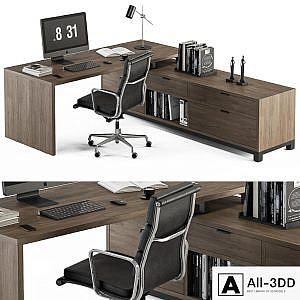 Office Furniture L Type Desk - Manager Set 30
