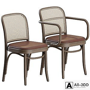 N.811 Mid-Century Chair by Josef Hoffmann