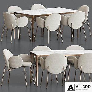 Ola Chair Canto Table Dining Set