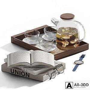 Decorative set for a coffee table 5