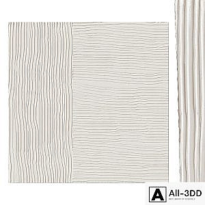 Abstract plaster painting