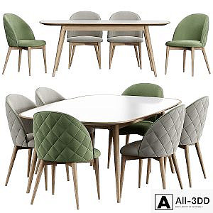 Dijon Chair HER 042 G Table