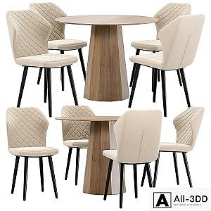 Villa dining chair and Tarf table