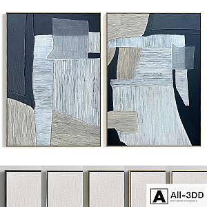 Plaster Two Photo Frame T-267