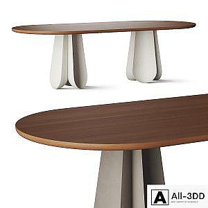 Emmanuel Levet Stenne Dress Up Oblongue Dining Table