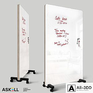 Mobile magnetic whiteboard "New Askell"