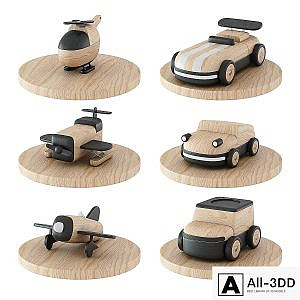 Set of wooden toys from S2VICTOR