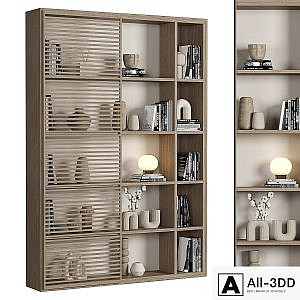 Cabinet with shelves_041