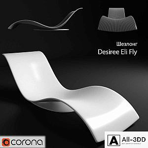 Italian chaise longue Desiree Eli Fly