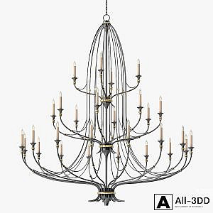 Currey and Company Folgate Chandelier