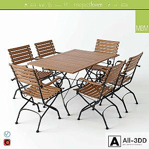 BRAZIL Table & Chair by MBM