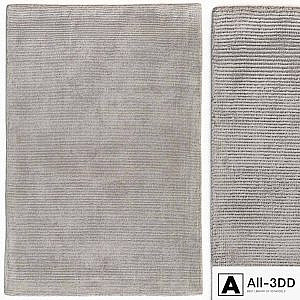Carpet Benuta Lines Viscose Grey Rug