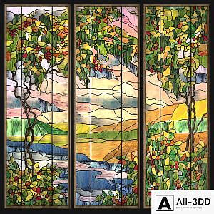 Stained glass Trees