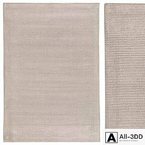 Carpet Benuta Lines Viscose Beige Rug