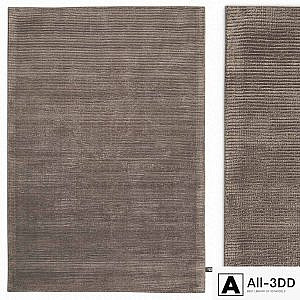 Carpet Benuta Lines Viscose Brown Rug