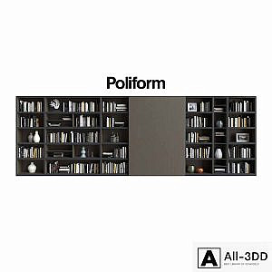 POLIFORM VARENNA SISTEMI GIORNO WALL SYSTEM 17