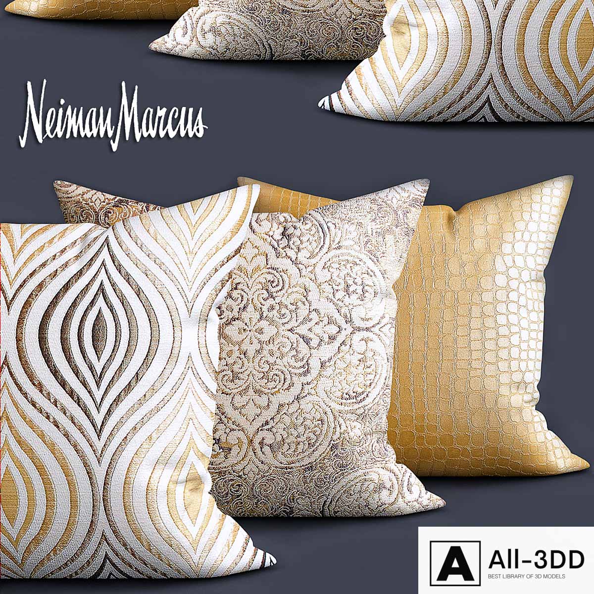Cressida Koza Pillow modern interior 3D model Cressida Koza Pillow