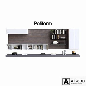 POLIFORM VARENNA SISTEMI GIORNO SINTESI 8