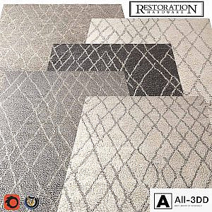 Carpet Restoration Hardware (Noura) 2440х3050 (5 colors)