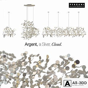 Chandelier Argent a Silver Cloud N90S N91S N92S
