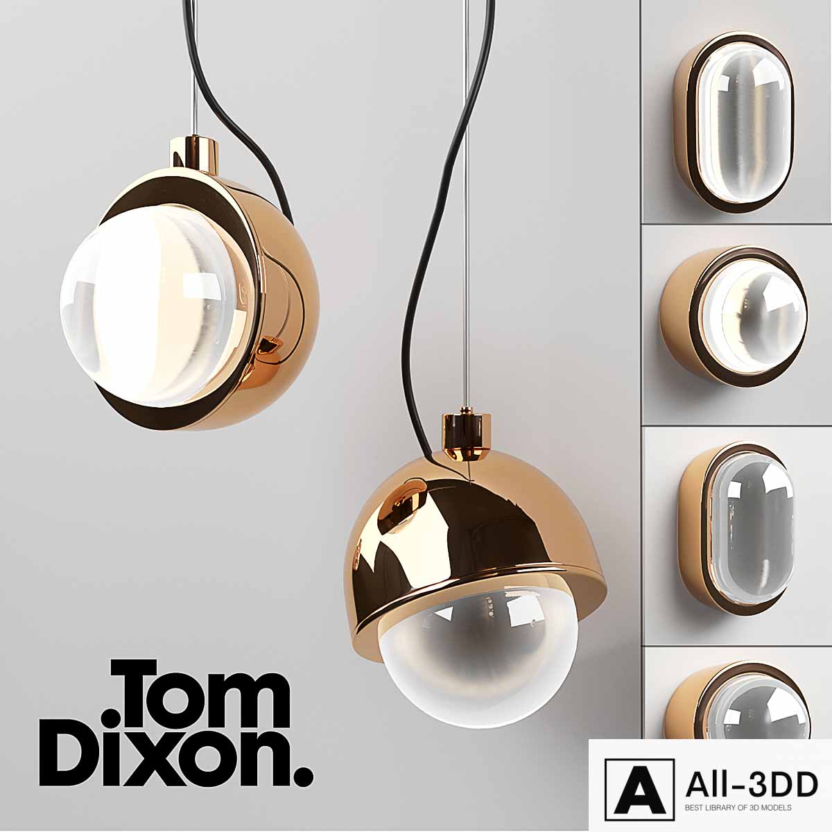 Tom Dixon THE SPOT FAMILY modern interior 3D model Tom Dixon THE SPOT FAMILY