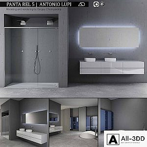 Bathroom furniture set Panta Rel 5