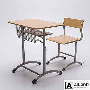 Chair and student's desk "Extra"