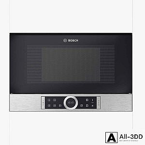 Built-in microwave BFL634GS1B brushed steel Serie 8