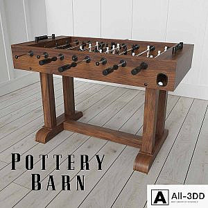 POTTERY BARN FOOSBALL TABLE