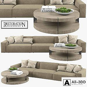 Restoration Hardware - Como Modular Fabric Sofa