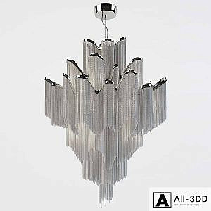 Chandelier Stream j51S, factory Terzani