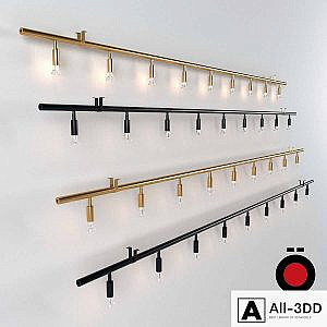 Star 9 by Jonas Bohlin, Orsjo / Pendant lamp brass & black