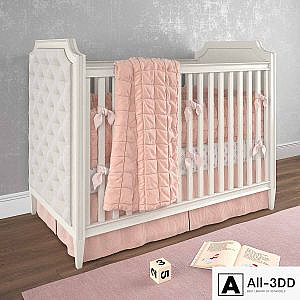 ALEXANDRA TUFTED PANEL CRIB, Restoration Hardware